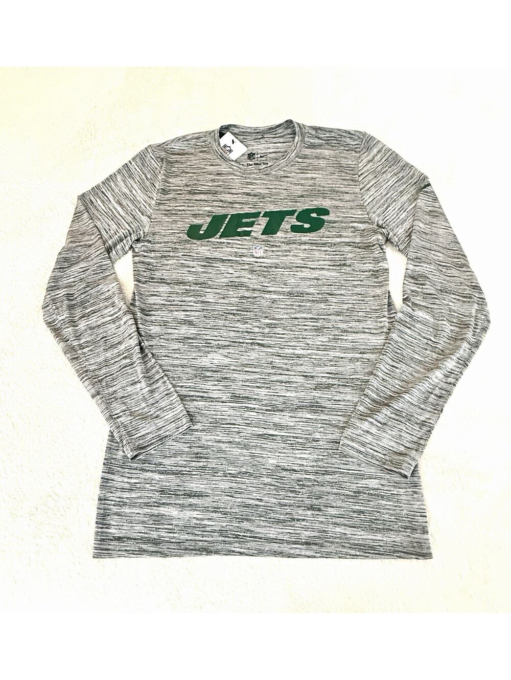 Nike New York Jets NFL Dri-FIT Long Sleeve Shirt Men’s M Gray NWT